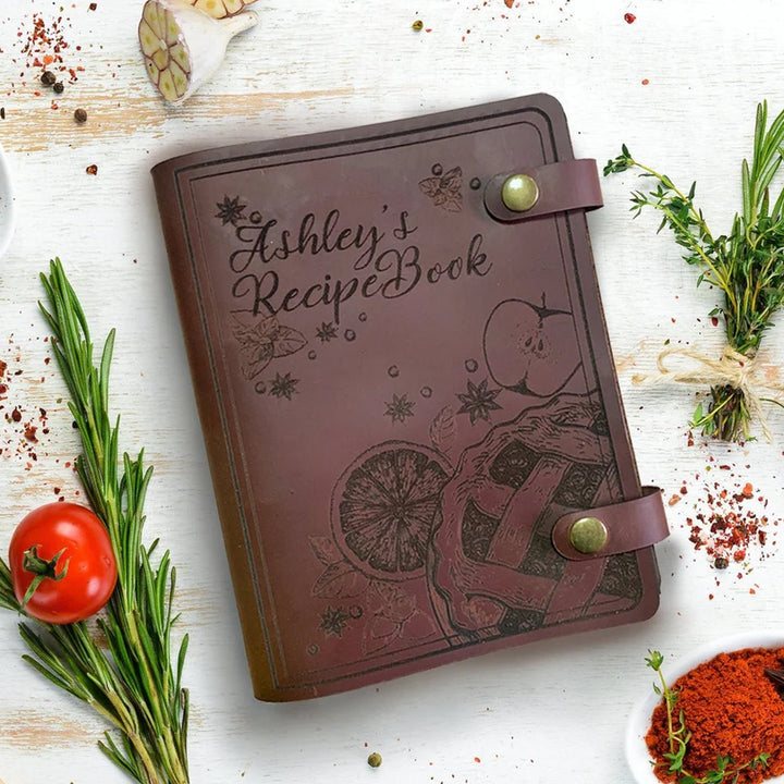 Leather Recipe Book, Recipe Journals, Recipe Organizer