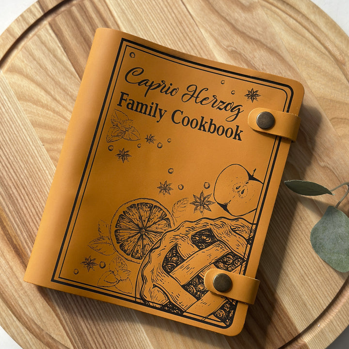 Family Recipes Book, Recipes Journal, Leather Recipe Books